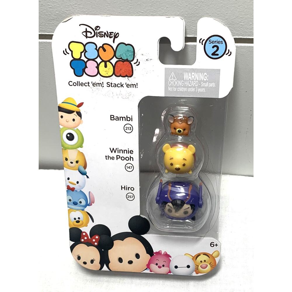 Disney Tsum Tsum Series 2 - Hiro (257), Winnie Pooh (147), Bambi (213)